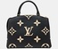 LOUIS VUITTON PALAIS PM in Black Epi Leather with Monogram Embossing, Gold-Tone Hardware, and Adjustable Detachable Strap for Shoulder or Handheld Wear.