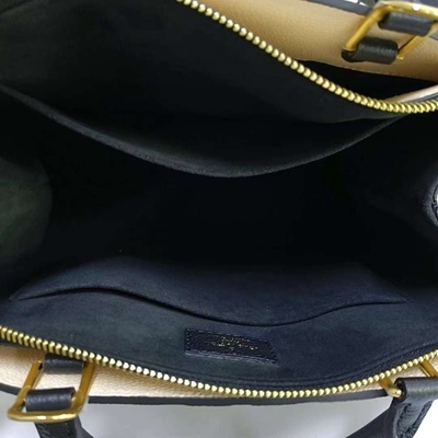 LOUIS VUITTON PALAIS PM in Black Epi Leather with Monogram Embossing, Gold-Tone Hardware, and Adjustable Detachable Strap for Shoulder or Handheld Wear.